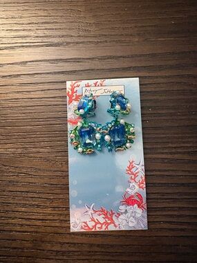 NEW Betsey Johnson Statement Earrings